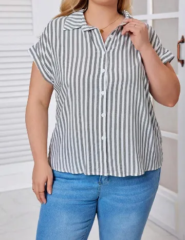 Camasa SHEIN CURVE, alb