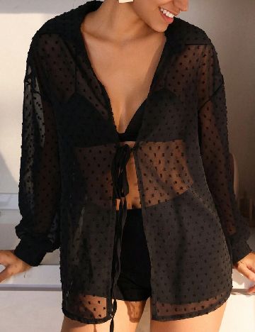 Kimono SHEIN, negru