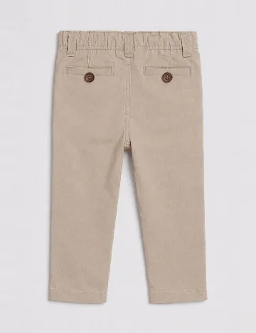Pantaloni Zara, crem