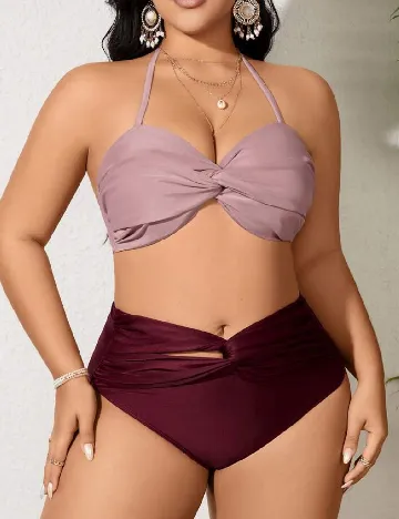 Costum de baie SHEIN CURVE, mix culori