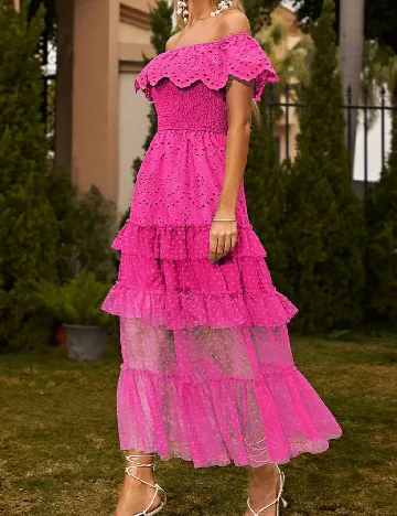 Rochie lunga SHEIN, roz