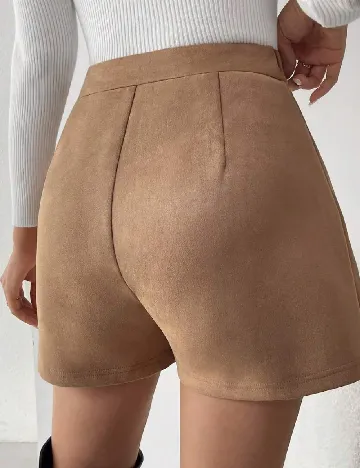 Fusta pantalon SHEIN, maro