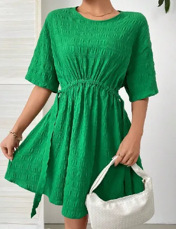 Rochie scurta SHEIN, verde
