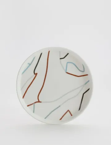 Farfurie Reserved, alb