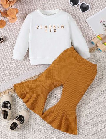 Compleu Shein Kids, alb/maro