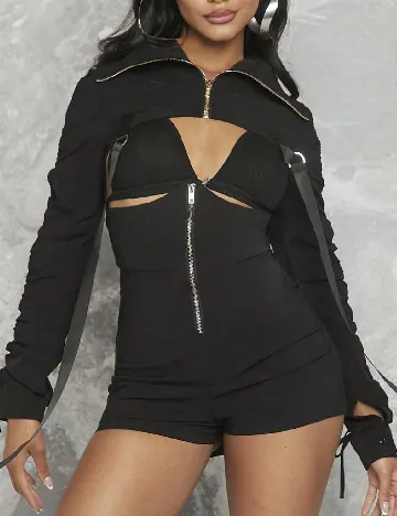 Salopeta SHEIN, negru