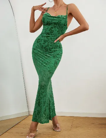 Rochie lunga SHEIN, verde
