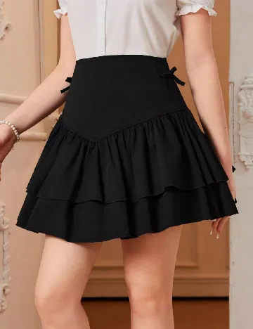 Fusta Shein Kids, negru