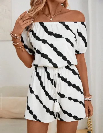 Salopeta Emery Rose, alb