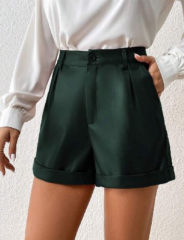 Pantaloni scurti SHEIN, verde