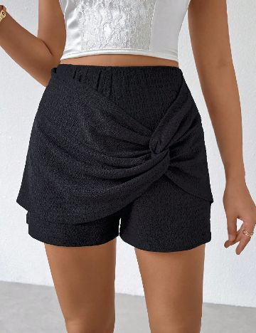 Pantaloni scurti SHEIN, negru