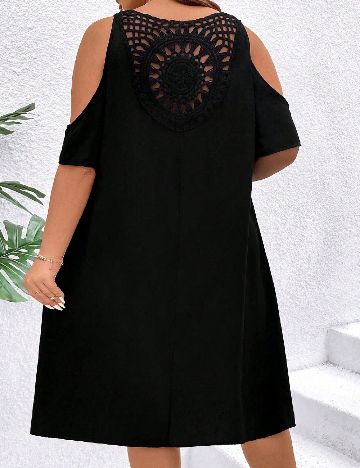 Rochie scurta SHEIN CURVE, negru