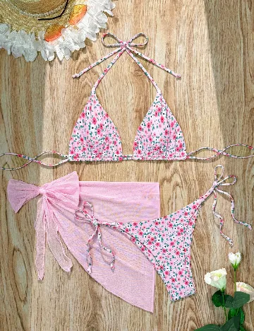 Costum de baie SHEIN, roz