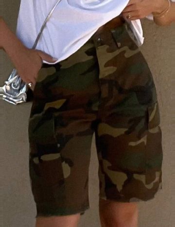 Pantaloni scurti SHEIN, army