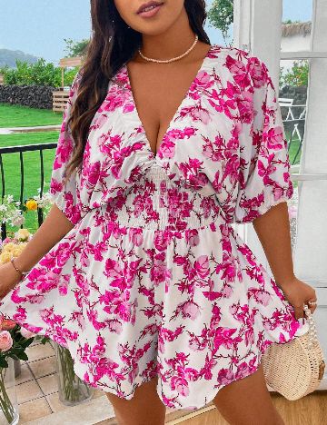 Salopeta SHEIN CURVE, roz