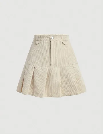 Fusta SHEIN, crem