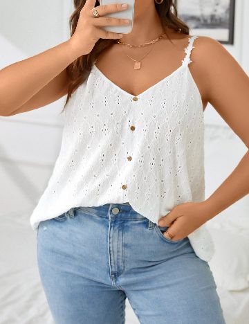 Maiou SHEIN CURVE, alb