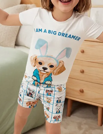 Compleu Shein Kids, alb