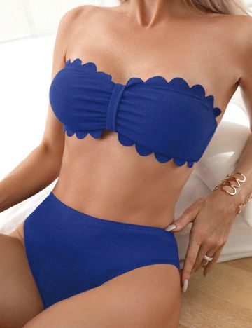 Costum de baie SHEIN, albastru