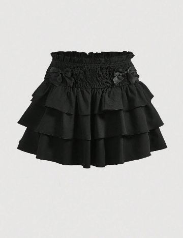 Fusta SHEIN CURVE, negru