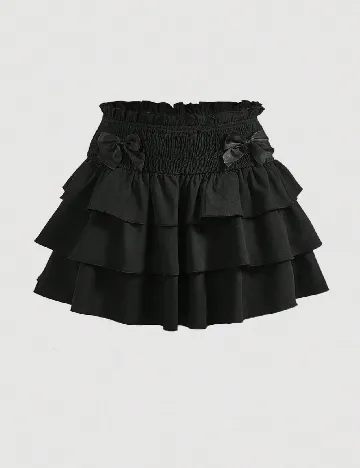 Fusta SHEIN CURVE, negru