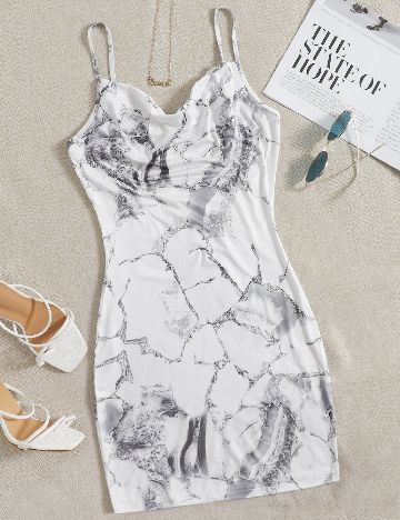 Rochie scurta SHEIN, alb