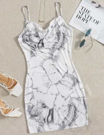 Rochie scurta SHEIN, alb