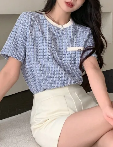 Tricou Dazy, albastru