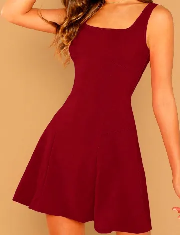 Rochie scurta SHEIN, rosu