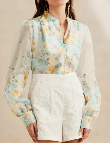 Camasa Anewsta, floral print