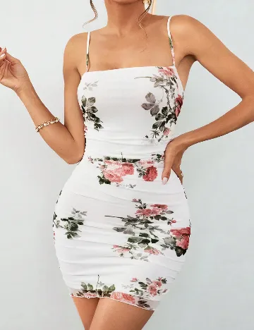 Rochie scurta SHEIN, alb