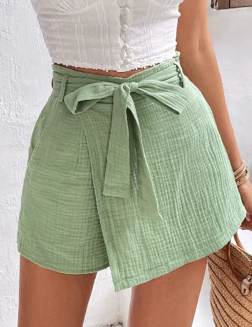 Fusta pantalon SHEIN, verde