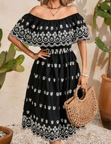 Rochie medie SHEIN, negru