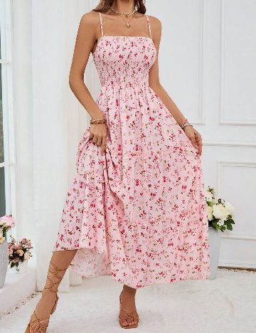 Rochie lunga SHEIN, roz