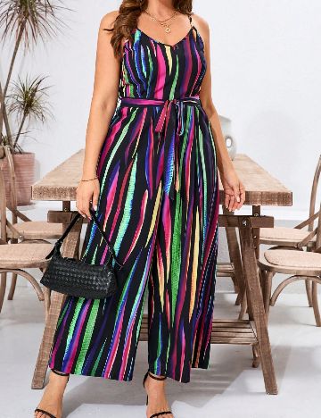 Salopeta SHEIN CURVE, mix culori