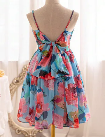 Rochie scurta SHEIN, floral print