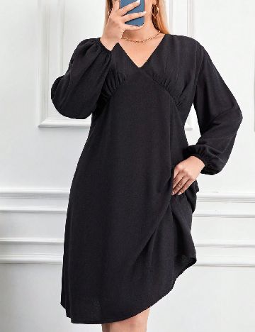 Rochie scurta SHEIN CURVE, negru