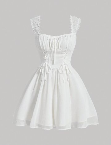 Rochie scurta SHEIN, alb