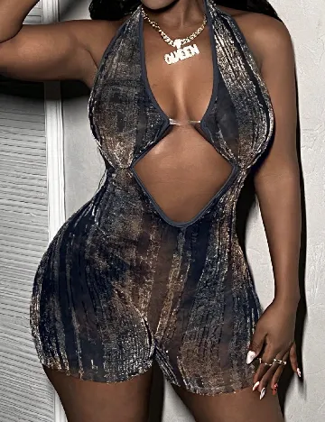 Salopeta SHEIN, mix culori