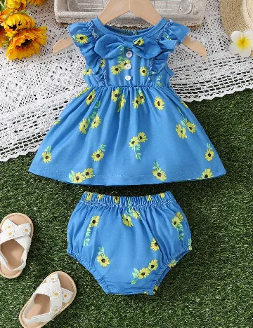 Compleu Shein Kids, albastru