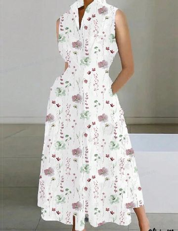 Rochie lunga SHEIN, alb