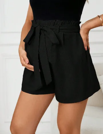 Pantaloni scurti SHEIN Maternity, negru