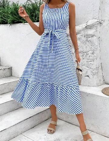 Rochie lunga SHEIN, albastru