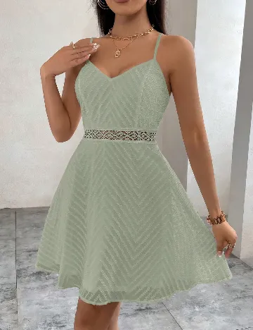 Rochie scurta SHEIN, verde