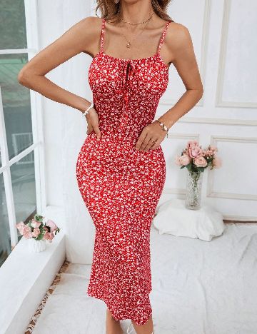 Rochie lunga SHEIN, rosu