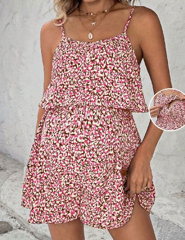 Salopeta SHEIN Maternity, mix culori