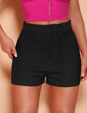 Pantaloni scurti SHEIN, negru