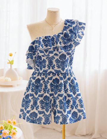 Compleu SHEIN CURVE, albastru