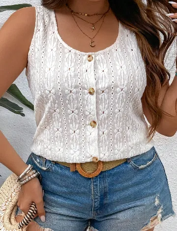 Maiou SHEIN CURVE, ecru