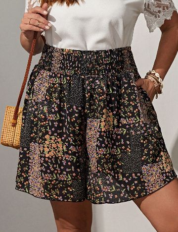 Pantaloni scurti Emery Rose Curve, negru